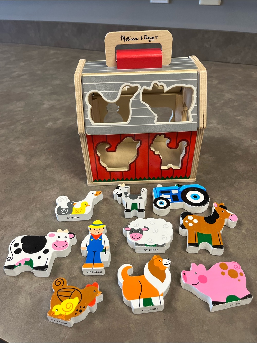 Melissa & Doug Barn Shape Sorter